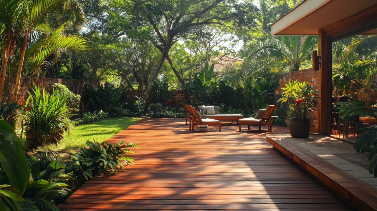 Terraza de Cumaru: guía completa sobre soportes ajustables, saturadores y técnicas de pre perforación